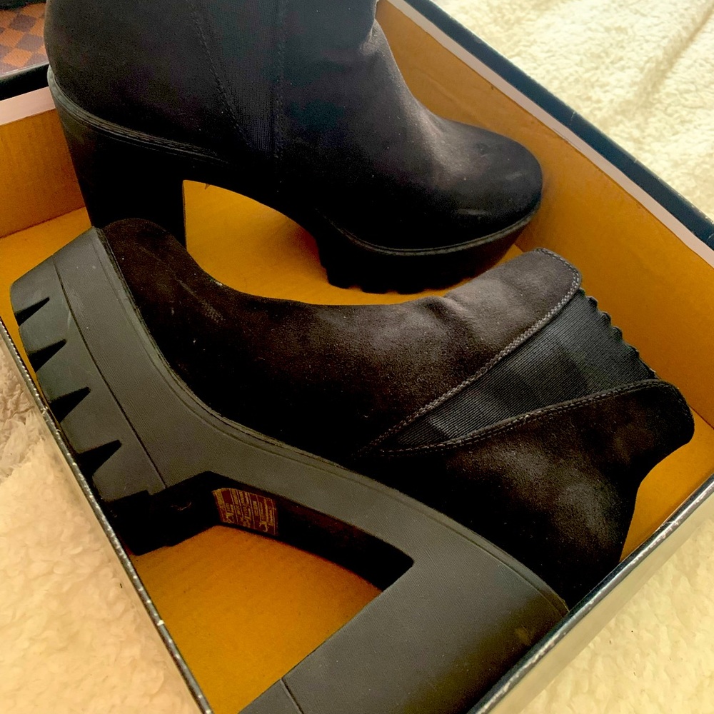 Black Platform Boot